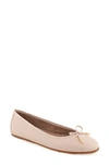 Aerosoles Women's Pia Casual Ballet Wedge In Natural Leather
