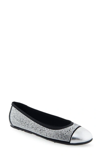 Aerosoles Women's Pierre Casual Ballet Wedge In Black,clear