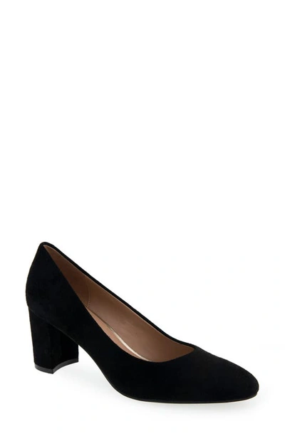 Aerosoles Betsy Pump In Black Suede