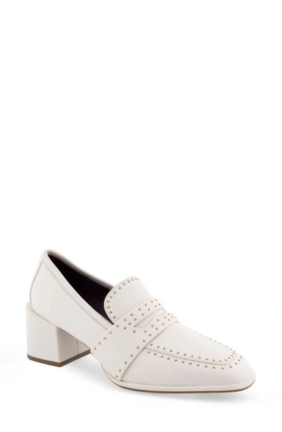 Aerosoles Ardore Penny Loafer Pump In Eggnog Leather
