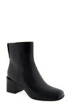 Aerosoles Ortona Ankle Boot In Black Leather