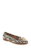 Aerosoles Bia Casual-flat In Natural Printed Snake Pu