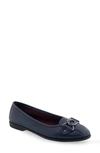 Aerosoles Bia Casual-flat In Navy Leather