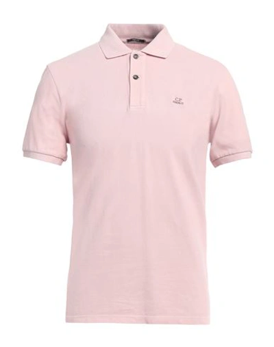 C.p. Company C. P. Company Man Polo Shirt Blush Size S Cotton In Pink
