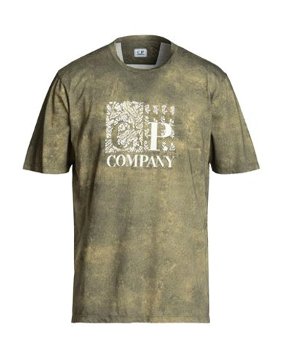 C.p. Company C. P. Company Man T-shirt Military Green Size M Cotton