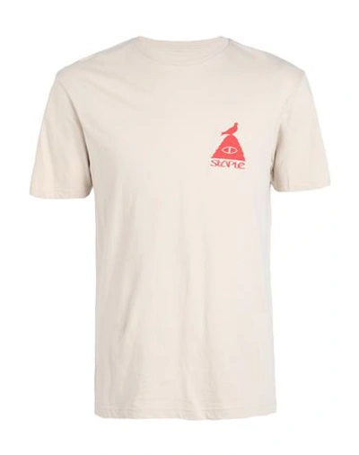 Poler Outdoor Stuff T-shirt Man T-shirt Beige Size Xl Cotton