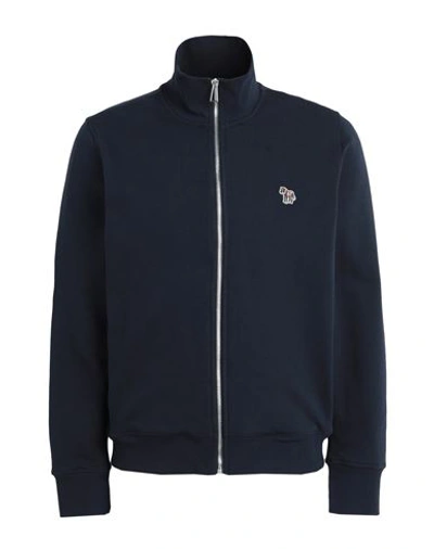 Ps By Paul Smith Ps Paul Smith Man Sweatshirt Navy Blue Size L Cotton