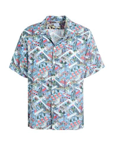 Ps By Paul Smith Ps Paul Smith Man Shirt Light Blue Size Xl Lyocell