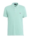 Ps By Paul Smith Ps Paul Smith Man Polo Shirt Sage Green Size Xl Cotton