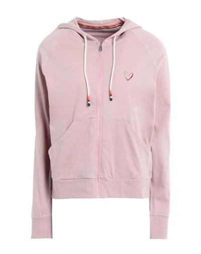 Paul Smith Woman Sweatshirt Pastel Pink Size L Cotton