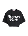 Kenzo Woman T-shirt Black Size L Cotton