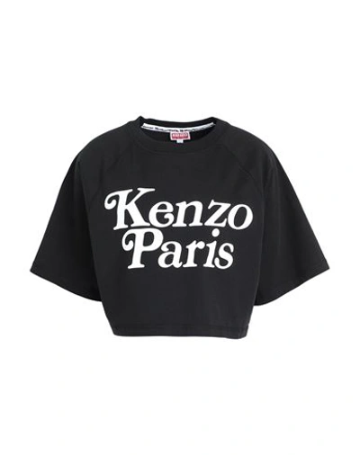Kenzo Woman T-shirt Black Size L Cotton