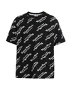 Kenzo Black Printed T-shirt In Black