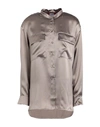 Max & Co . Livorno Woman Shirt Dove Grey Size 10 Silk