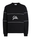 Gcds Rhinestone-embellished Sweatshirt In Burgundy