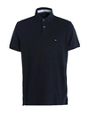 Tommy Hilfiger Man Polo Shirt Midnight Blue Size S Cotton, Elastane