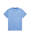 Polo Ralph Lauren Man T-shirt Azure Size L Cotton In Blue