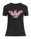 Emporio Armani Item O-neck Short-sleeved T-shirt In Blue