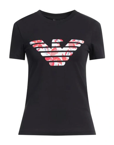 Emporio Armani Item O-neck Short-sleeved T-shirt In Black