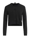 Marc Jacobs Woman Cardigan Black Size Xl Viscose, Nylon, Elastane