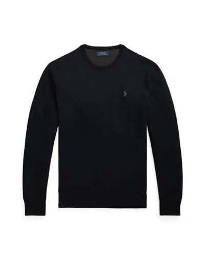 Polo Ralph Lauren Man Sweater Black Size L Cotton