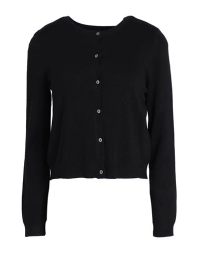 Vero Moda Woman Cardigan Black Size L Livaeco By Birla Cellulose, Nylon