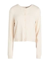 Vero Moda Woman Cardigan Ivory Size Xl Livaeco By Birla Cellulose, Nylon In White