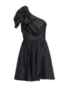 Pinko Woman Mini Dress Black Size 6 Polyester In Black