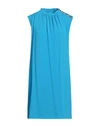 Moschino Woman Mini Dress Azure Size 6 Silk, Acetate In Orange