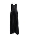 Jucca Woman Maxi Dress Black Size 8 Polyester
