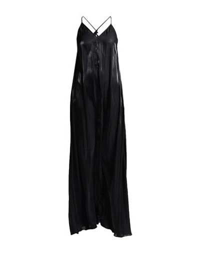 Jucca Woman Maxi Dress Black Size 8 Polyester In Black