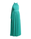 Cristina Gavioli Woman Maxi Dress Green Size 12 Viscose