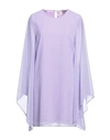 Vicolo Woman Mini Dress Lilac Size L Polyester In Purple