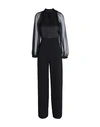 MAX & CO MAX & CO. VERRES WOMAN JUMPSUIT BLACK SIZE 6 POLYESTER, VISCOSE
