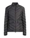 Woolrich Chevron Quilted Short Jacket Woman Down Jacket Black Size L Polyester