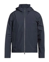 Herno Man Jacket Navy Blue Size 40 Polyester