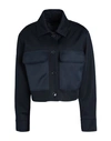 Max & Co . Mirra Woman Jacket Midnight Blue Size Xl Polyester, Cotton
