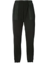 RAQUEL ALLEGRA CROPPED TRACK trousers,Y74382212246171