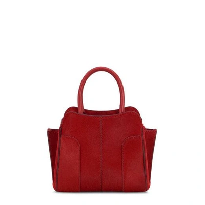 Tod's Sella Bag Mini In Red