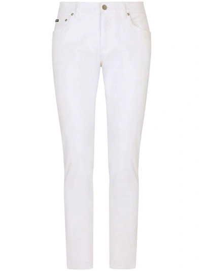 Dolce & Gabbana Jeans In Bianco