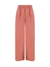 Forte Forte High-waisted Taffeta Palazzo Pants In Sunset