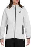 Nike Men's  Sportswear Tech Fleece Windrunner Full-zip Hoodie In Black/birch Heather