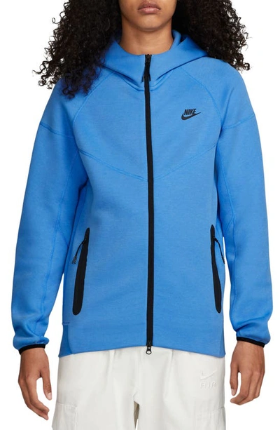 Nike Mens  Tech Fleece Full-zip Hoodie In Blue