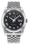 WATCHFINDER & CO. ROLEX PREOWNED OYSTER PERPETUAL DATEJUST AUTOMATIC BRACELET WATCH, 36MM