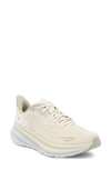 Hoka Clifton 9 Running Shoe In Oat Milk / Barley