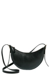 Madewell Mini The Essential Convertible Top Handle Crossbody Bag In True Black