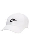 Nike H86 Futura Wash Cap White In White/ Black