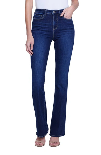 L Agence Selma Sleek High Rise Baby Bootcut Jeans In Alpine In Alpine
