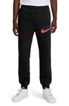 Nike Men's Club Fleece Fleece Jogger Pants In Black/black
