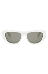 Celine Monochroms Acetate Cat-eye Sunglasses In Grey